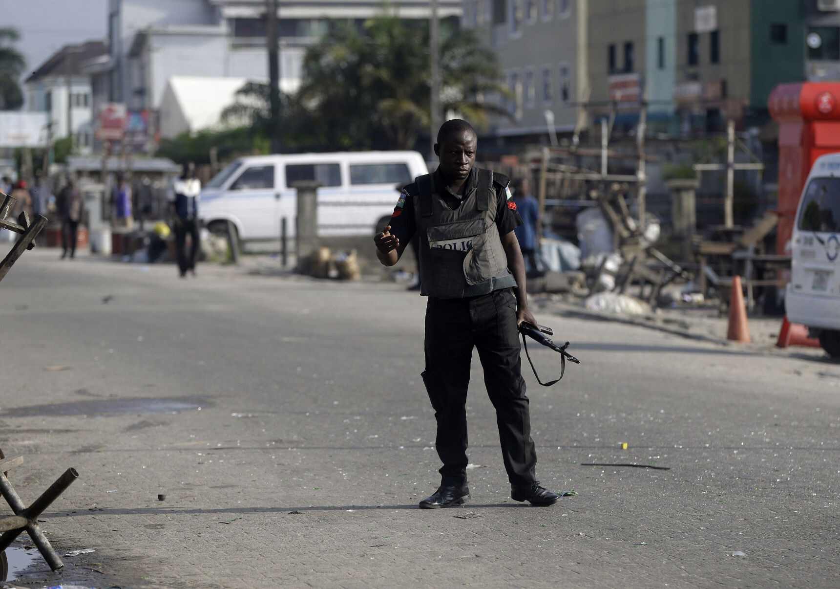 Nigeria Police Protest